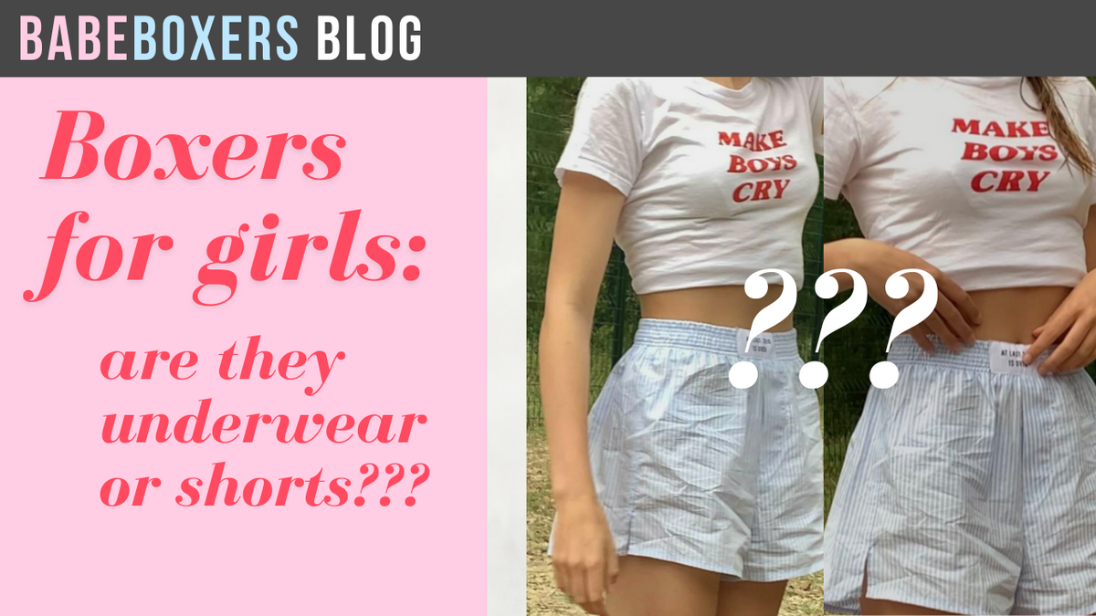 What are boxers for girls? Are girl boxers underwear or shorts? – Babeboxers