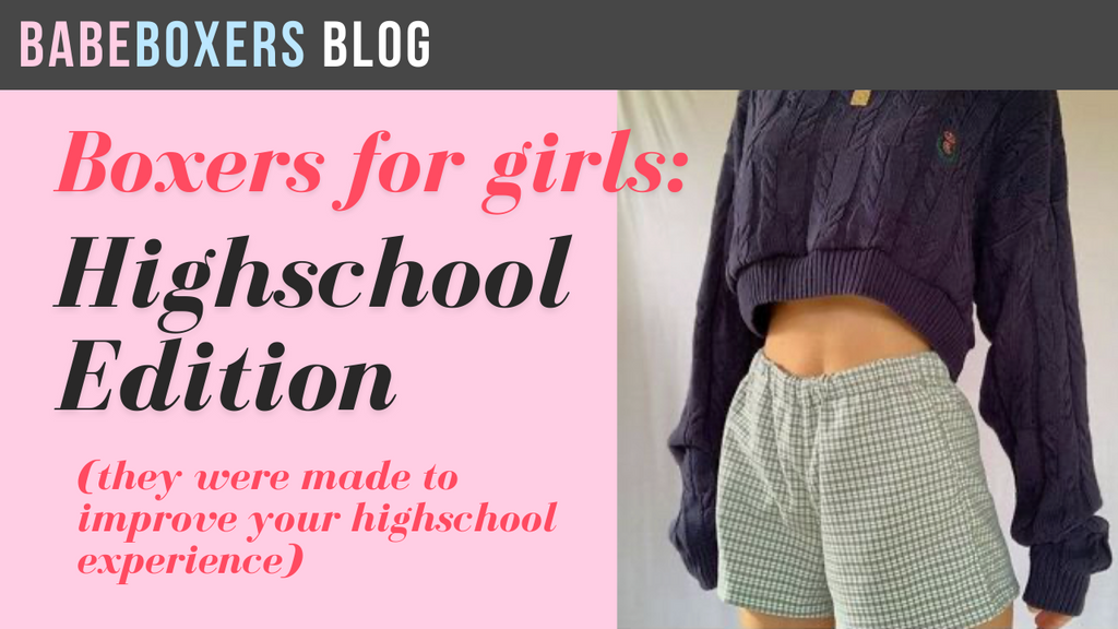 Girl Boxers for High School Outfits